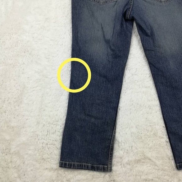 Tommy Hilfiger Womens Cropped Jeans Blue Pockets Medium Wash Denim Mid Rise 6 - Picture 7 of 9